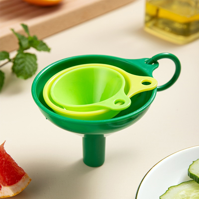 Home Bar Set - 3Pcs Set Kitchen Funnel Dispenser Multifunctional
