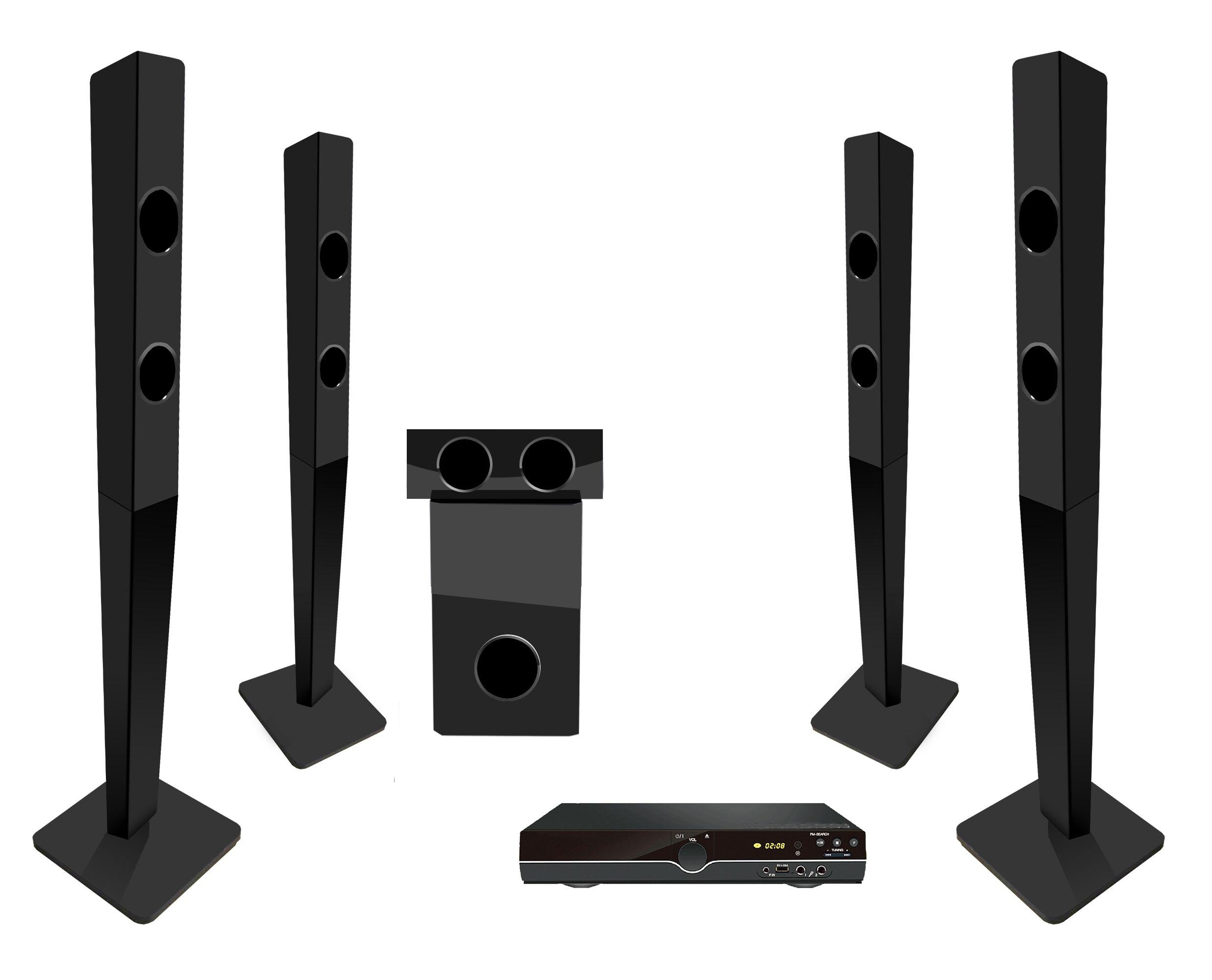 Home Bar And Theater - 2025 Newest 5.1ch Speakers Home Theater