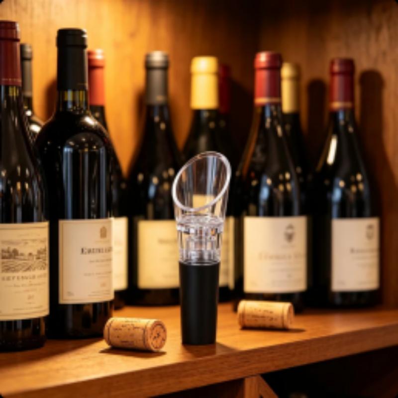 Wine Preservation Pump - Wine Aerator Pourer Spout With Vacuum