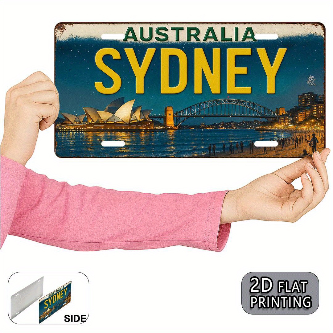 Home Bar Sydney - Australia Sydney License Plate Tin Sign