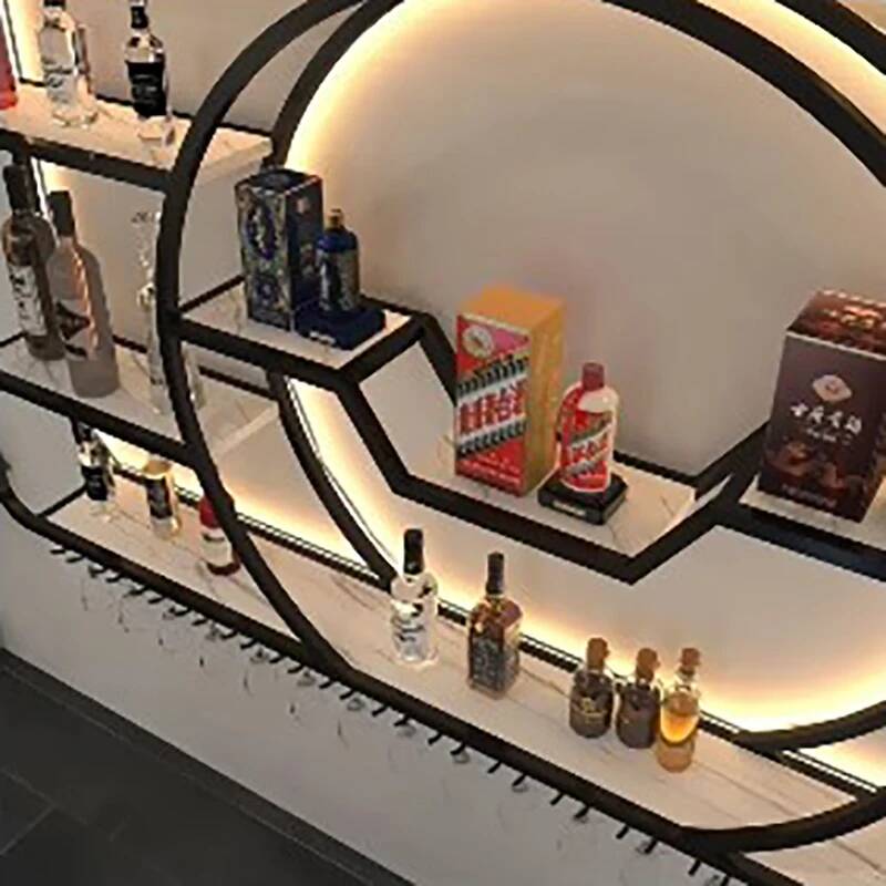 Wine Nightclub Display Cabinet - đánh giá và giá Home Bar Shelves