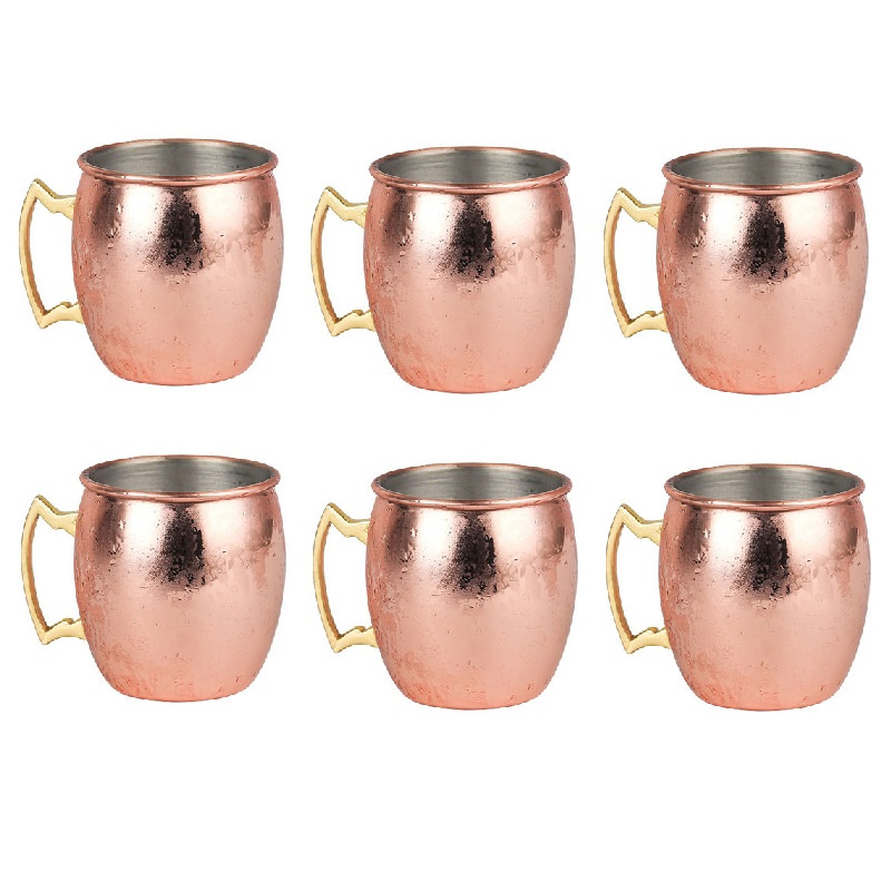 6Pcs 60ml Mule Copper Mugs Cup - đánh giá và giá Mule Copper Mug