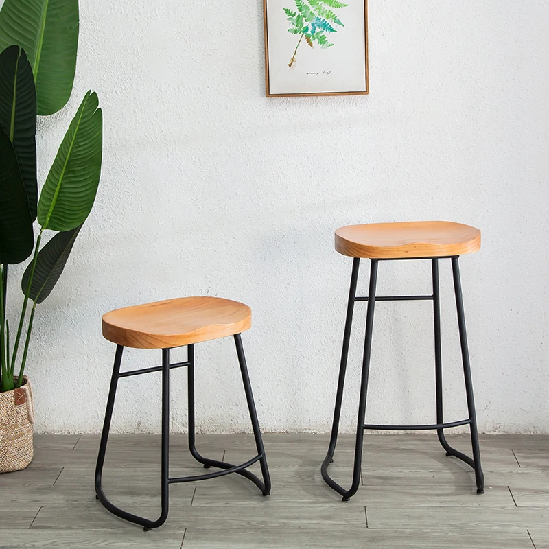 Simple Modern Iron Bar Chairs, - đánh giá và giá Home Bar Seating
