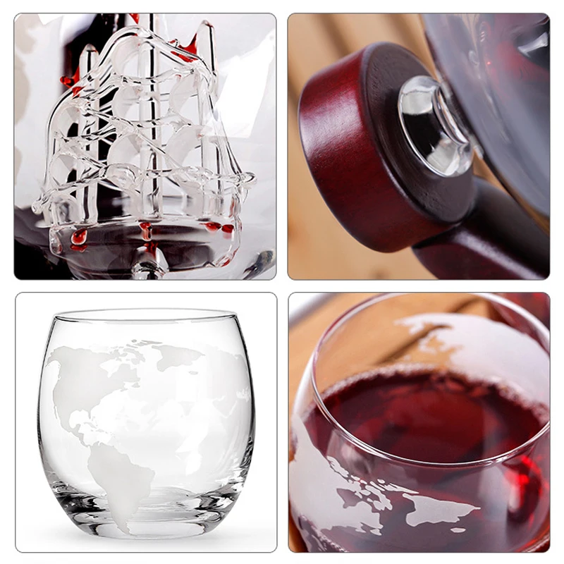 Whiskey Decanter Globe Wine Gl - đánh giá và giá Decanter Globe Set