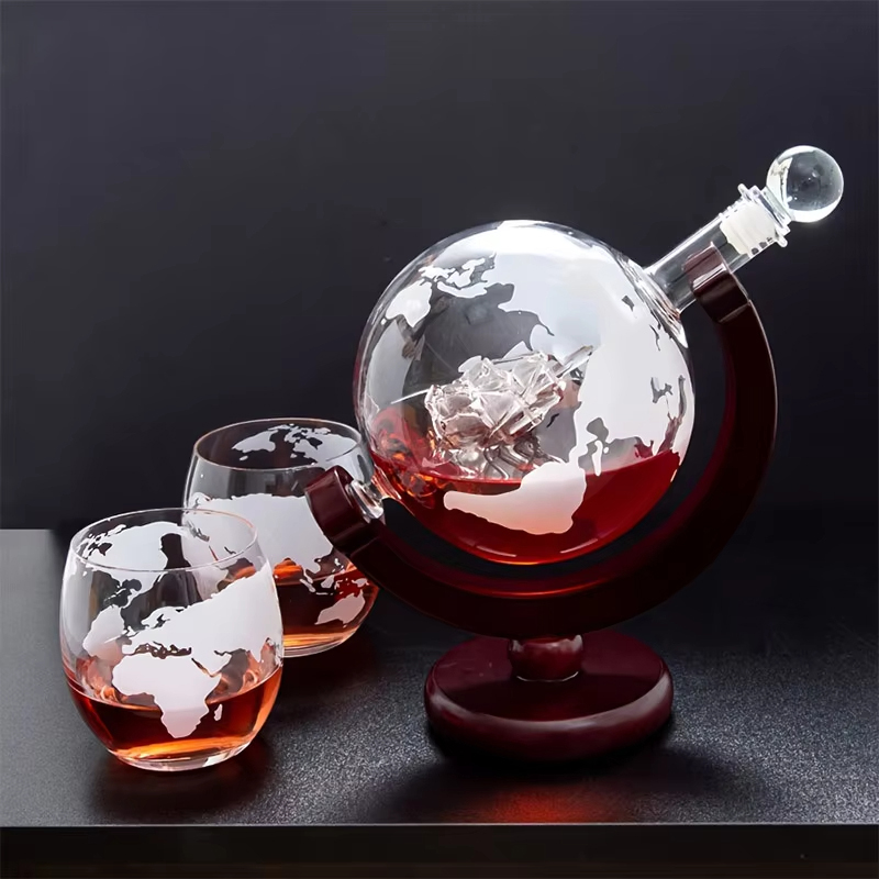 850ML Creative Globe Decanter  - đánh giá và giá Decanter Globe Set