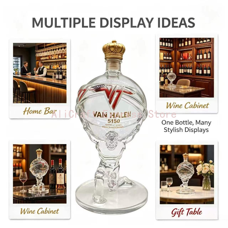 Van Halen 5150 Themed Atlas Gl - đánh giá và giá Decanter Globe Set
