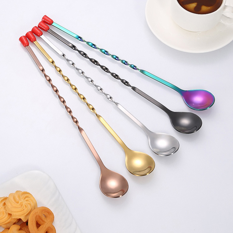 100Pcs/Lot Stainless Steel Twi - đánh giá và giá Bar Spoon Twisted