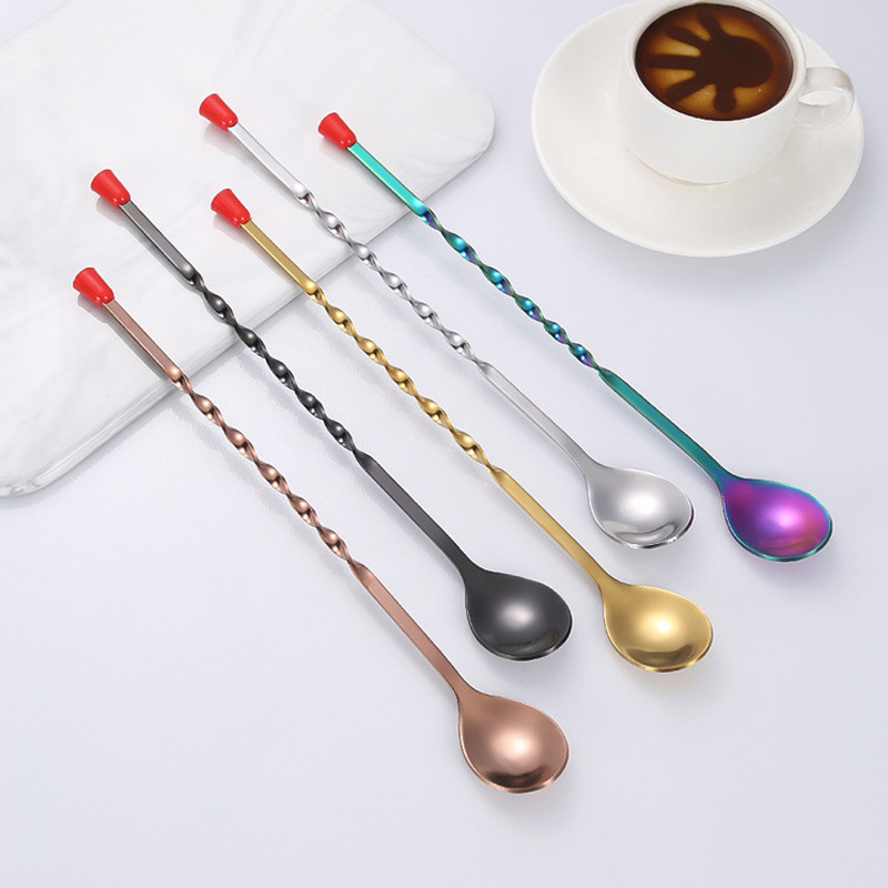 100Pcs/Lot Stainless Steel Twi - đánh giá và giá Bar Spoon Twisted