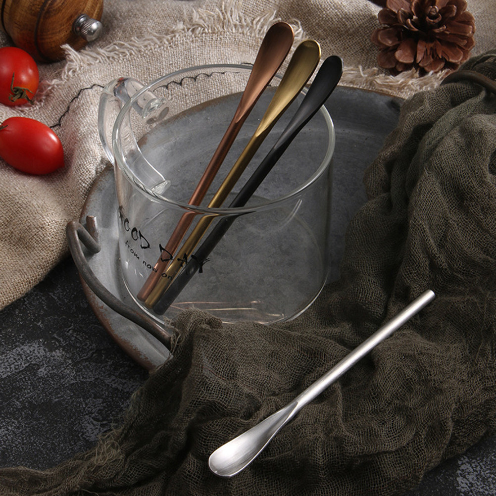 2Pcs Stainless Steel Cocktail  - đánh giá và giá Bar Spoon Twisted
