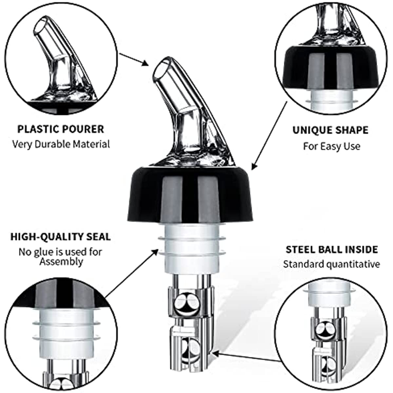 Automatic Measured Bottle Pour - đánh giá và giá Home Bar Set