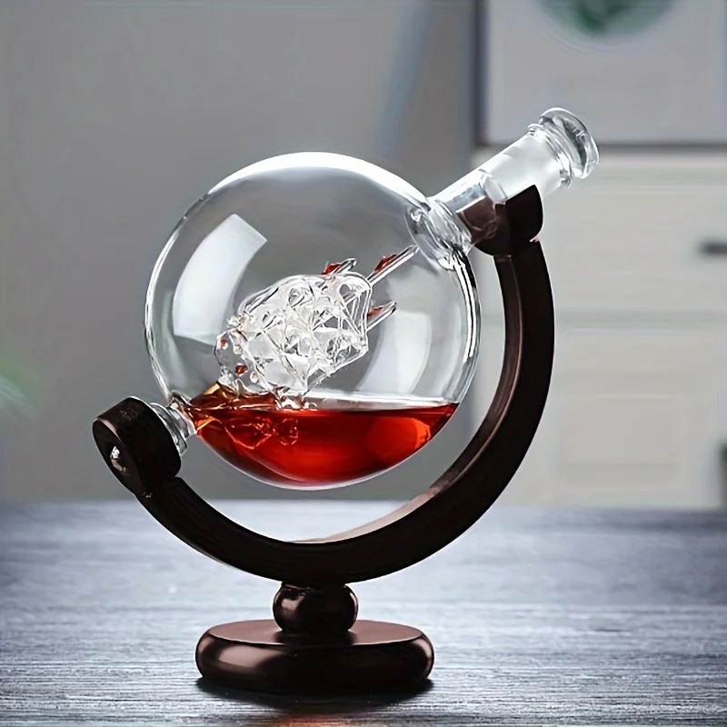 Globe Shaped Whiskey Decanter  - đánh giá và giá Decanter Globe Set