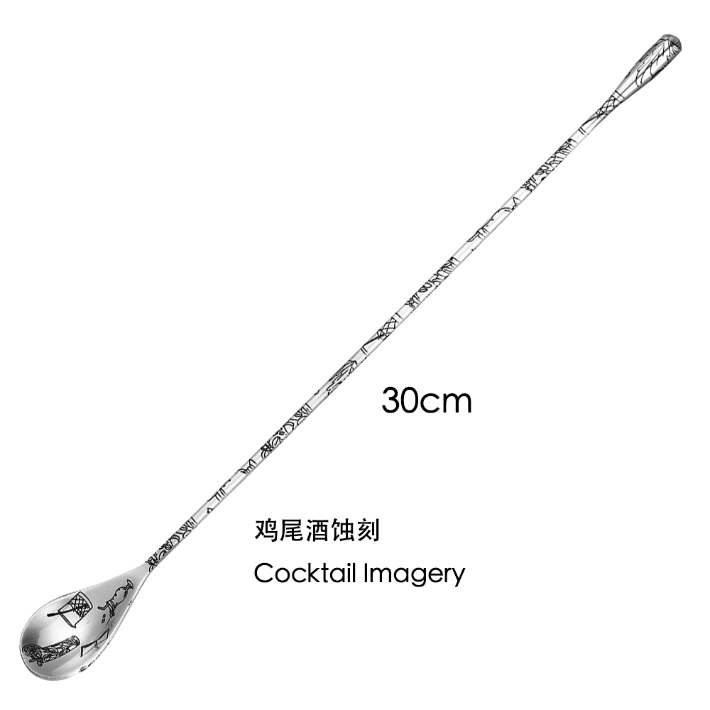 30Cm/40Cm/50Cm Giọt Nước Cockt - đánh giá và giá Bar Spoon Twisted