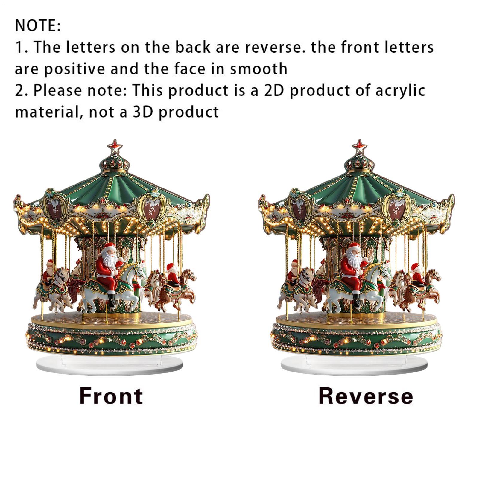 Christmas Carousel Acrylic 2D  - đánh giá và giá Home Bar Shelves
