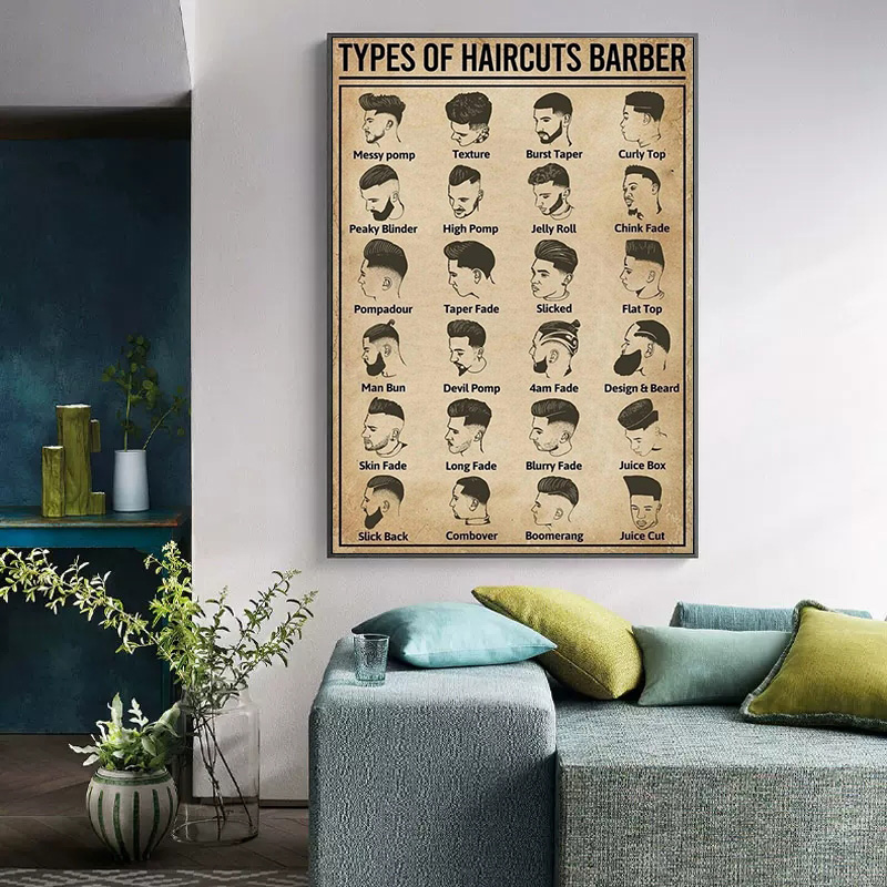Retro Types Of Haircuts Barber - đánh giá và giá Home Barber