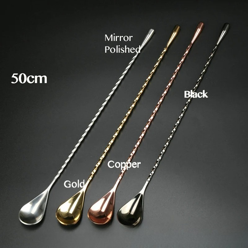 50cm Cocktail Bar Spoon 304 St - đánh giá và giá Bar Spoon Twisted