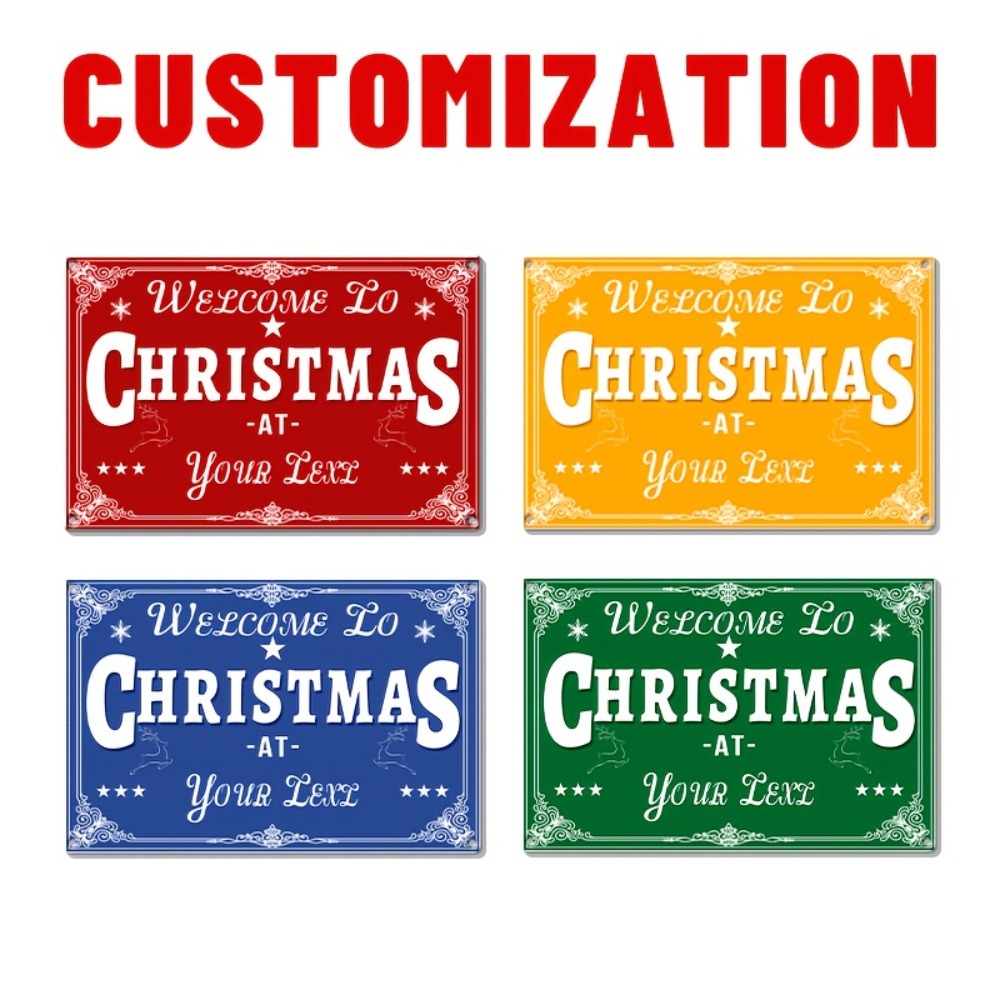 Custom 2D Flat Merry Christmas - đánh giá và giá Home Bar Signs