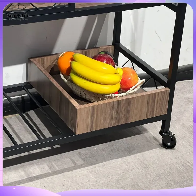 Multifunctional Kitchen Cart w - đánh giá và giá Home Bar Shelves