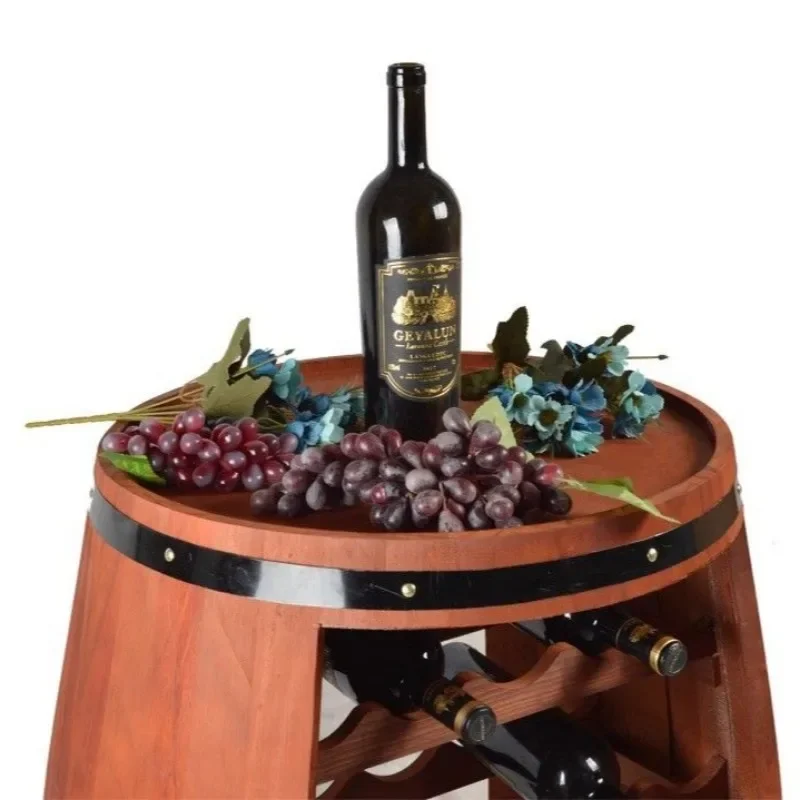Solid Wood Wine Rack Oak Barre - đánh giá và giá Home Bar Shelves