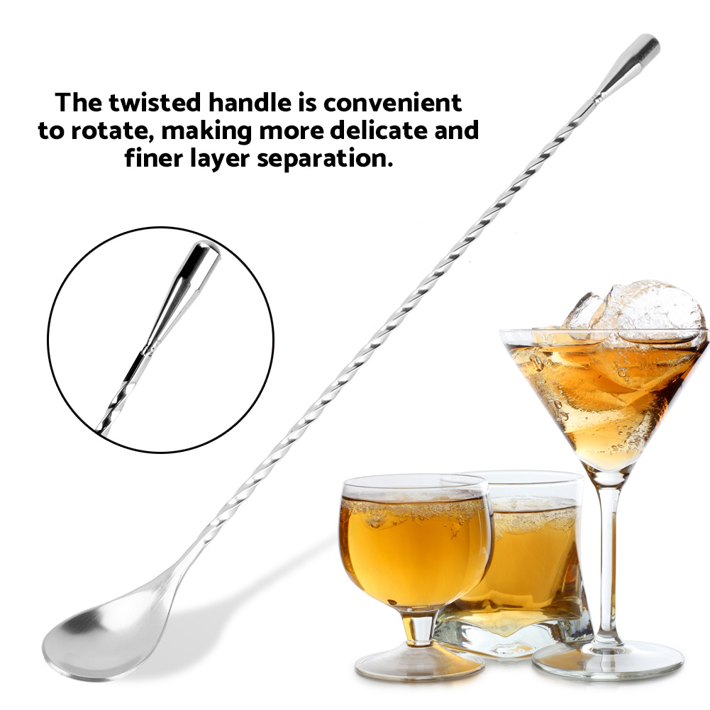 Stainless Steel Bar Wine Cockt - đánh giá và giá Bar Spoon Twisted