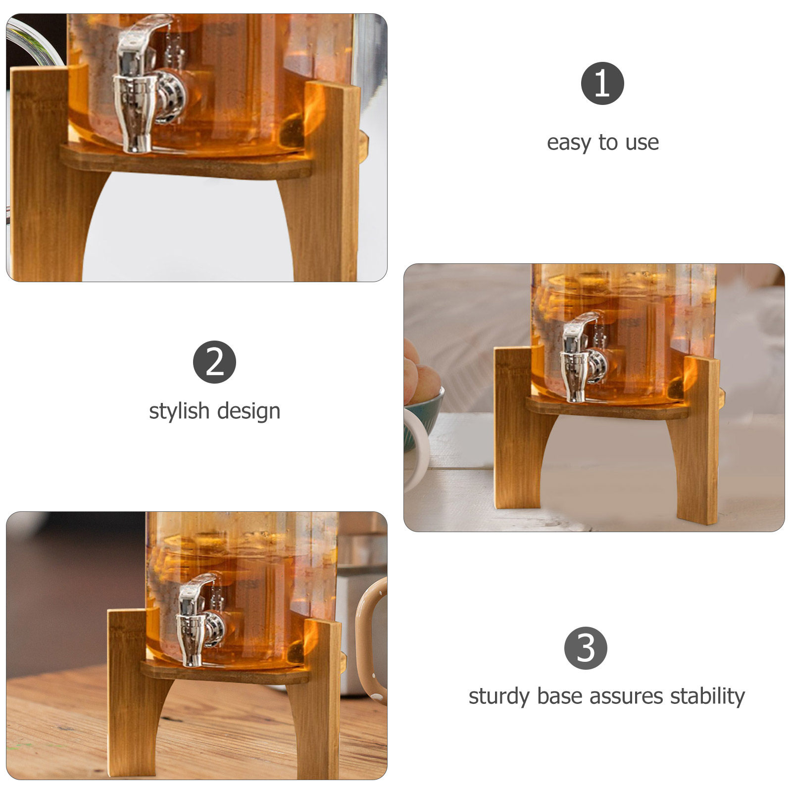Stylish Wood Beverage Dispense - đánh giá và giá Home Bar Shelves