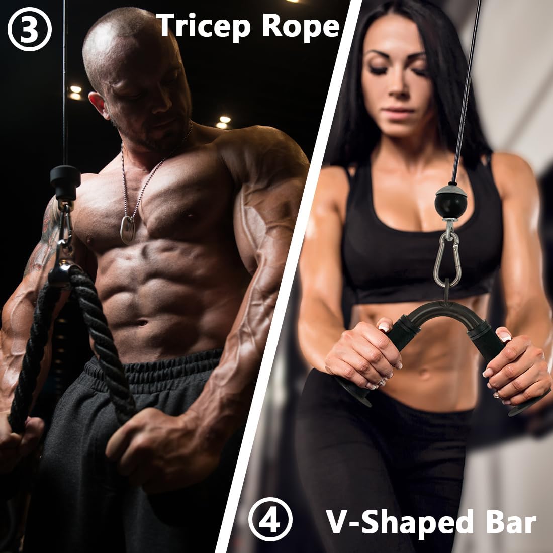 Home Gym Cable Attachments Set - đánh giá và giá Home Bar Set
