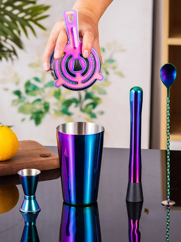 5/7pcs Rainbow Cocktail Shaker - đánh giá và giá Boston Shaker Set