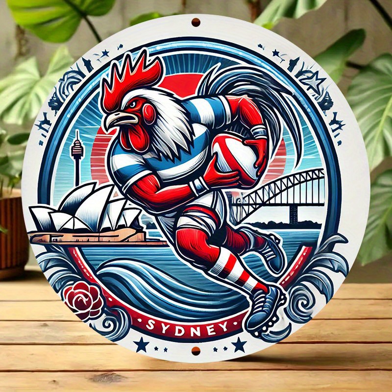 A vibrant Sydney Roosters wall - đánh giá và giá Home Bar Sydney