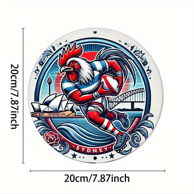 A vibrant Sydney Roosters wall - đánh giá và giá Home Bar Sydney