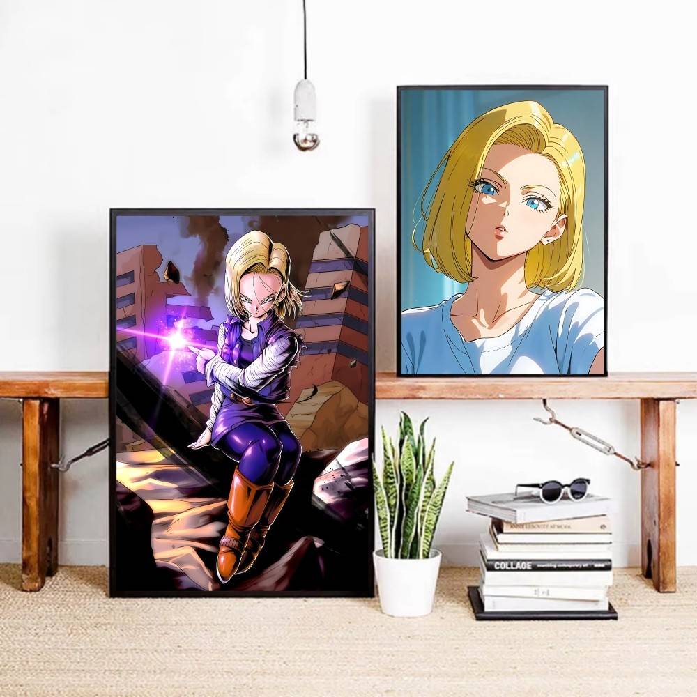 Anime DRAGON BALL Android 18 p - đánh giá và giá Home Bar Android