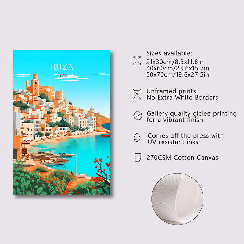 Spain Travel Poster Paris Gran - đánh giá và giá Home Barcelona