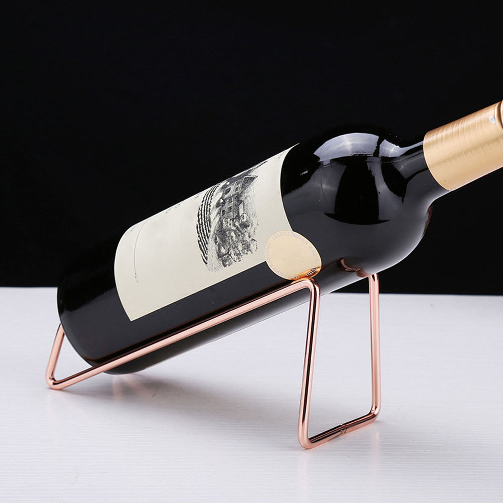 Minimalist Iron Wine Holder Si - đánh giá và giá Home Bar Stand