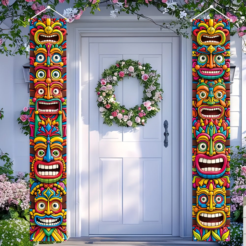 1Set Aloha Summer Door Flag Ex - đánh giá và giá Home Bar Supplies