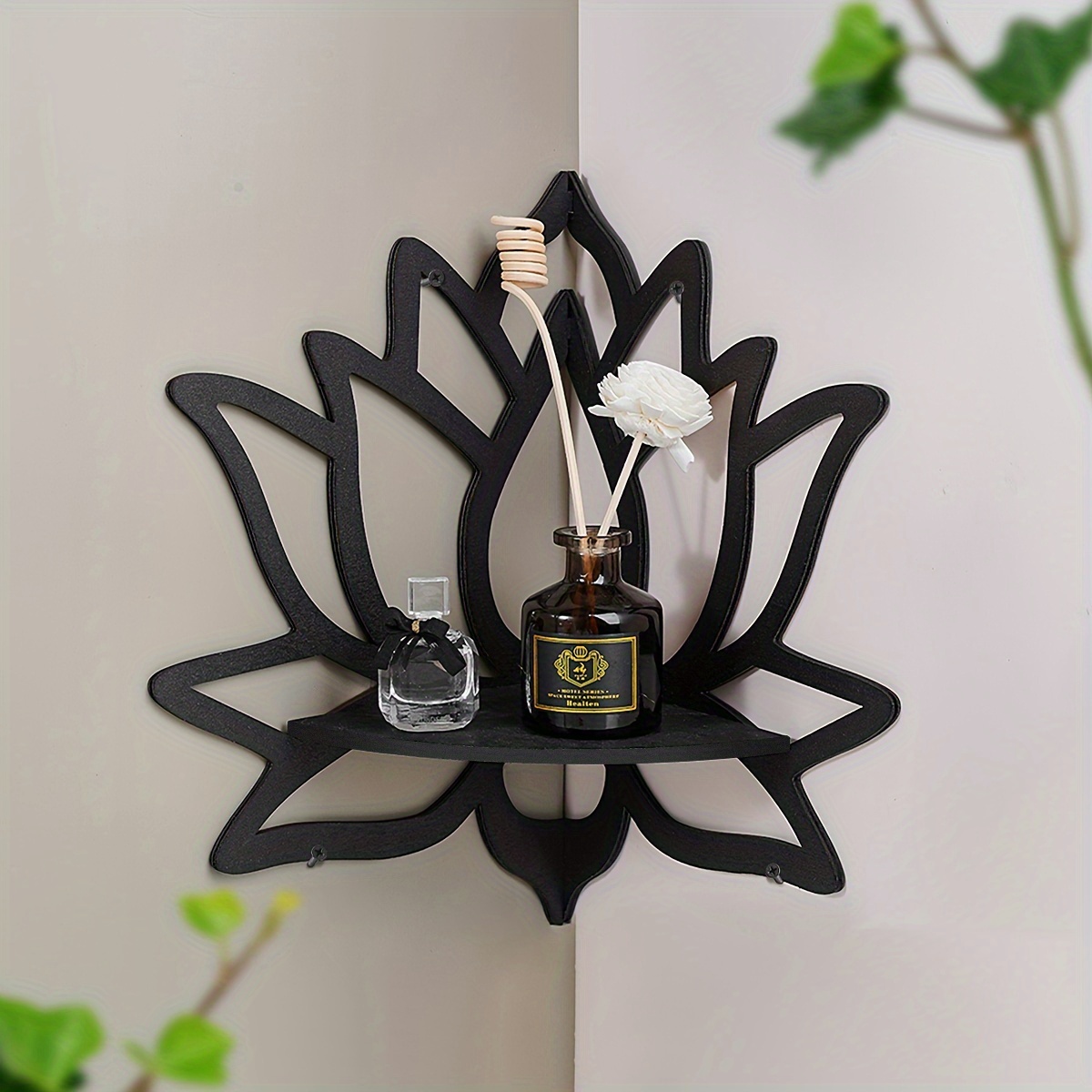 Lotus Corner Floating Shelf, H - đánh giá và giá Home Bar Shelves