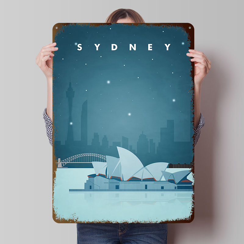 Sydney Travel Poster Customize - đánh giá và giá Home Bar Sydney
