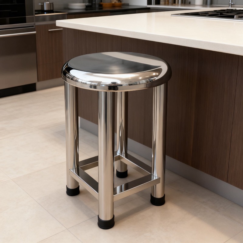 304 Stainless Steel Round Stoo - đánh giá và giá Home Bar Lounge