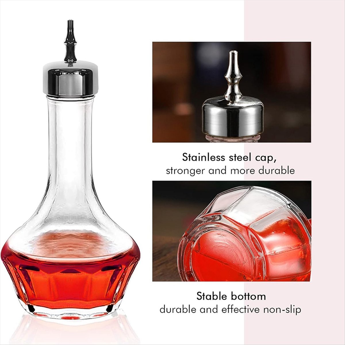 REST 6 PCS Bitters Bottle Set  - đánh giá và giá Bitters Bottle Set